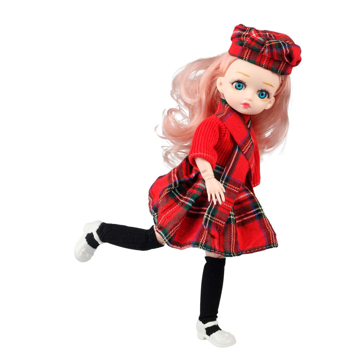 Комплект одежды для куклы Little Mania красный CDLM001-REBK - фото 4