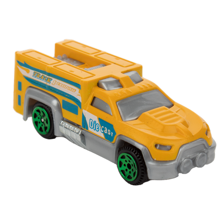 Автомобиль KiddieDrive Hot Trucks желтый