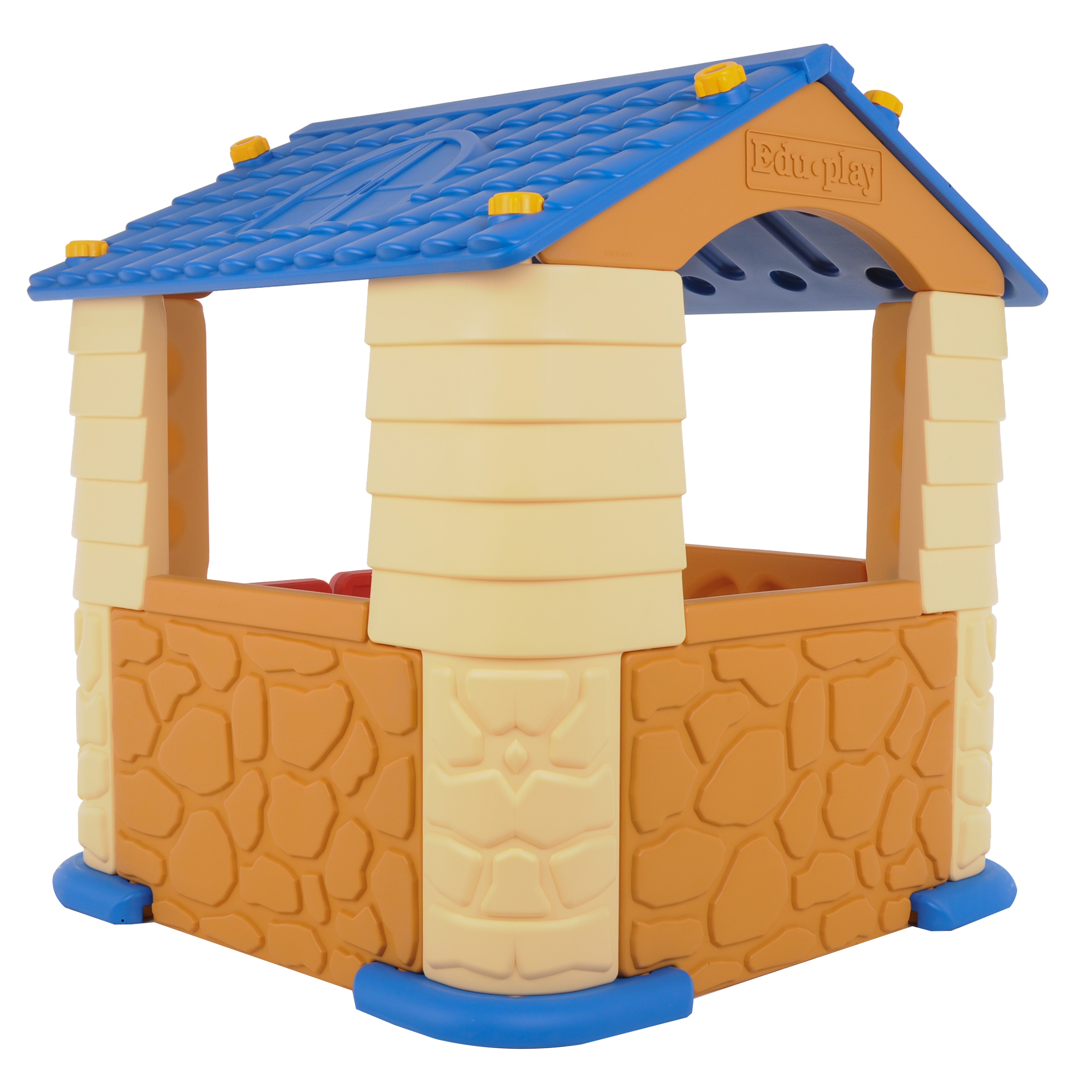 Дом игровой Edu Play Grand Бежевый-Синий-Красный PH-7328 - фото 7