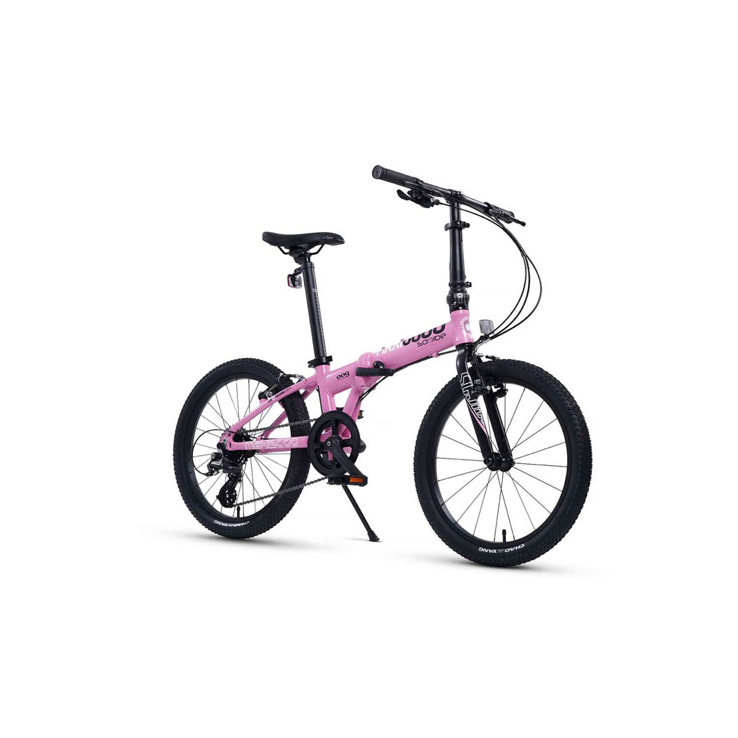Велосипед Детский Складной Maxiscoo S009 20 розовый - фото 2