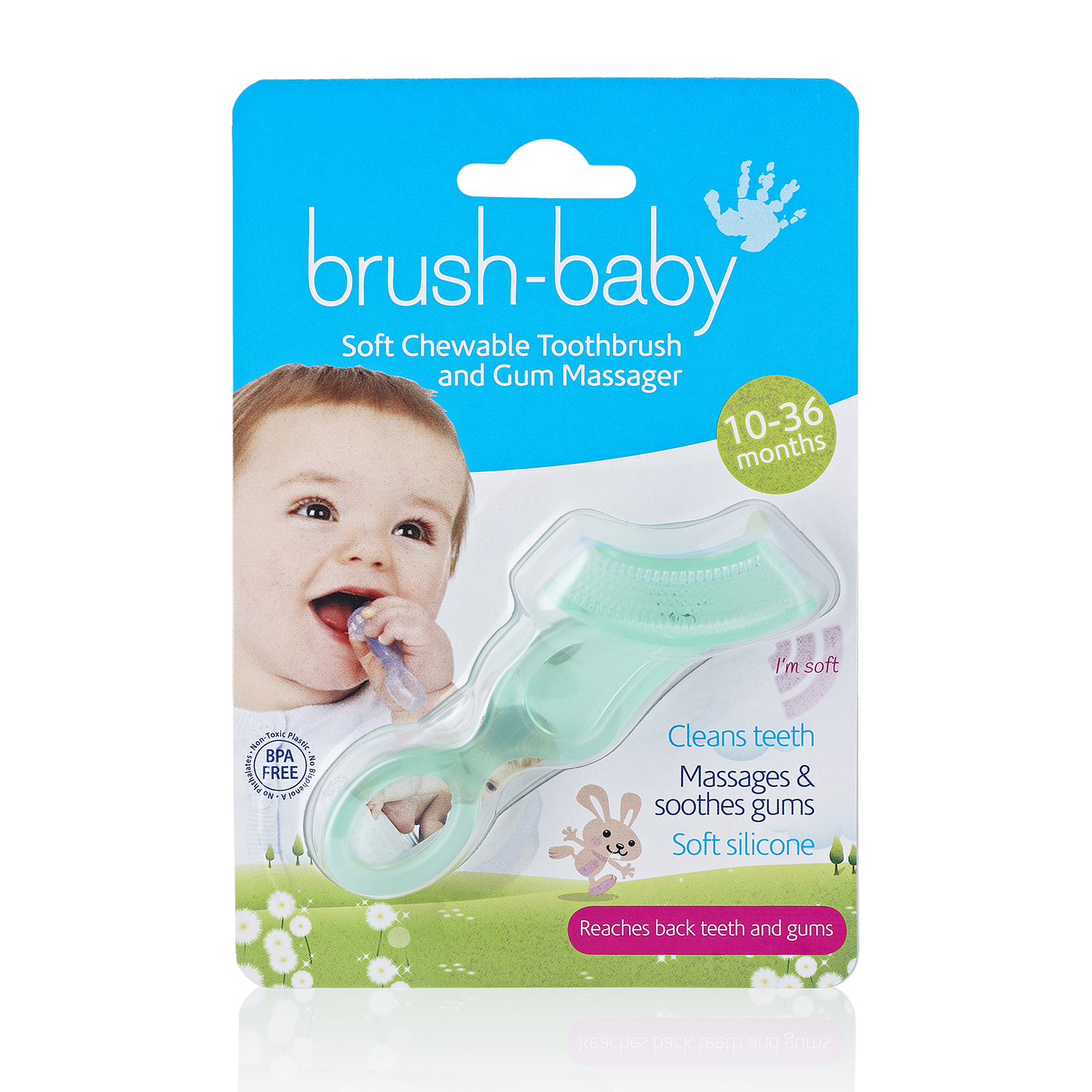 Зубная щетка Brush-Baby Chewable Toothbrush жевательная - фото 1