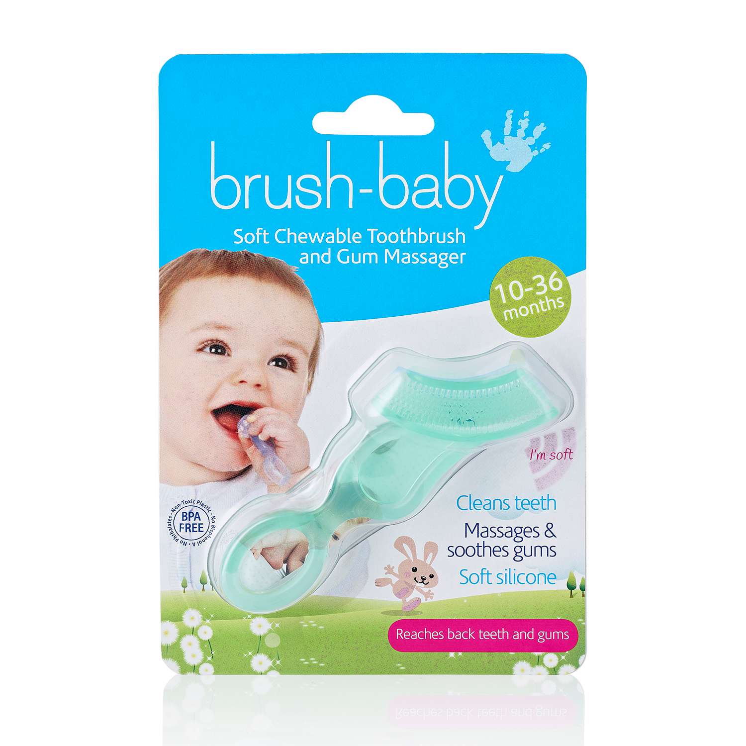 Brush baby chewable 2024 toothbrush and teether