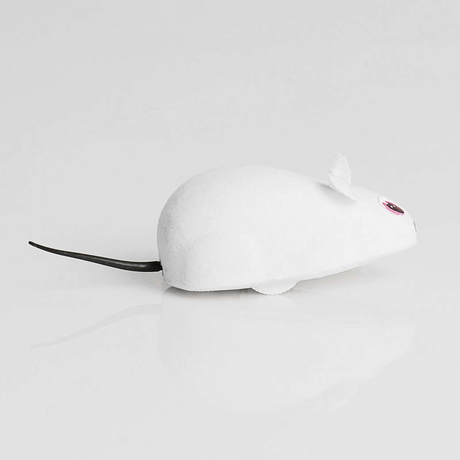 Мышь заводная Пижон 7 см белая - фото 2