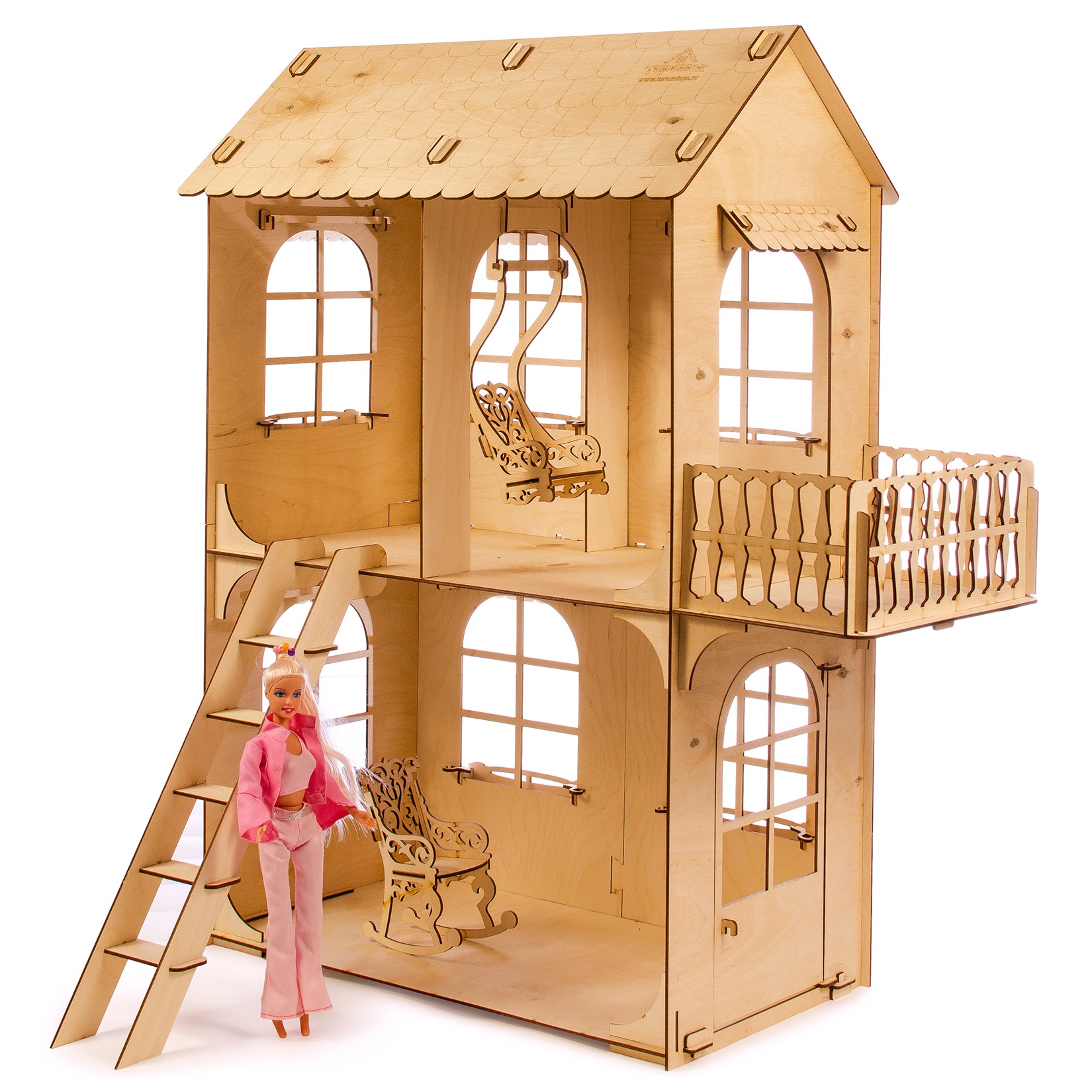 Кукольный домик Теремок для Барби КД-5 207 - фото 1