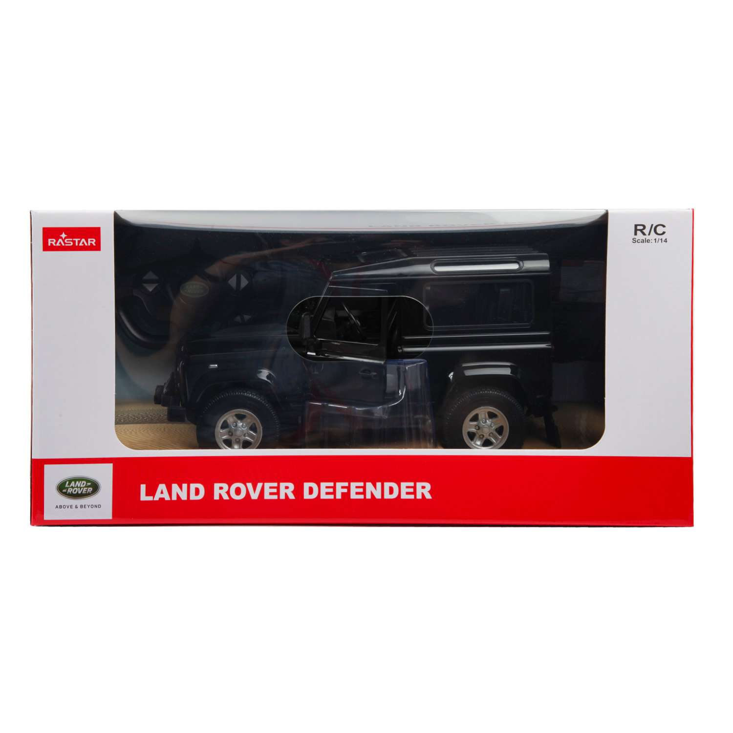 Машина Rastar РУ 1:14 Land Rover Denfender Черная 78400 - фото 3