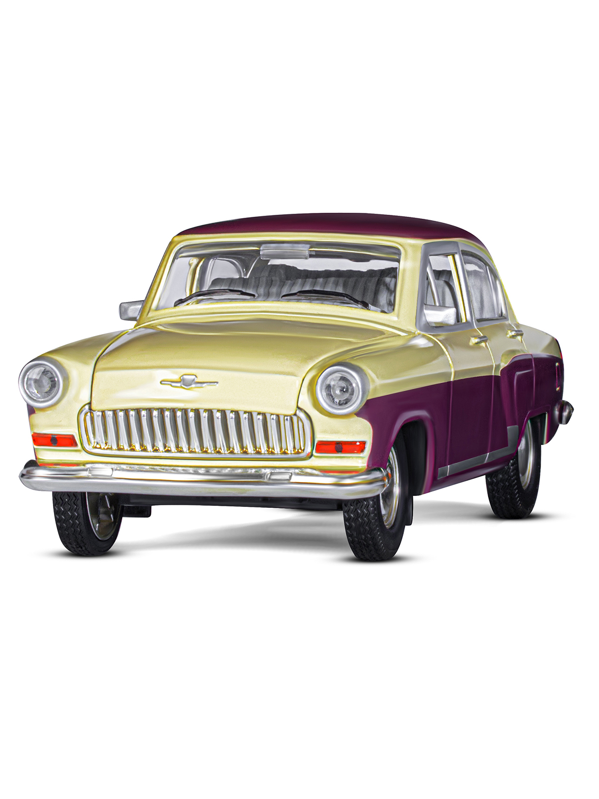 Автомобиль АВТОпанорама ГАЗ 21 Волга 1:24 многоцветный JB1200212 - фото 9