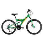 Велосипед Black one Ice FS 24 D зеленый/оранжевый/черный 14.5