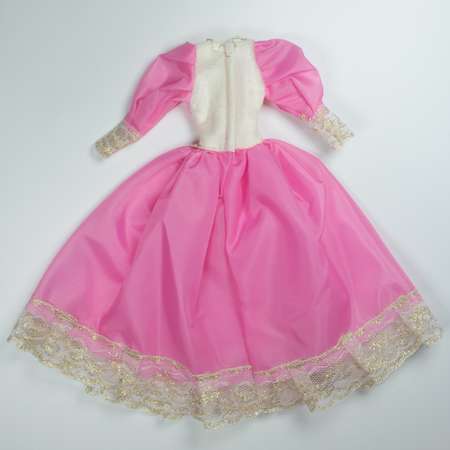 Одежда для кукол Модница Бальное платье из шелка со шляпкой для куклы 29 см в ассортименте