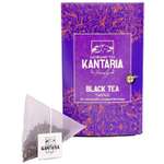 Грузинский черный чай KANTARIA с чабрецом в пирамидках 20 шт