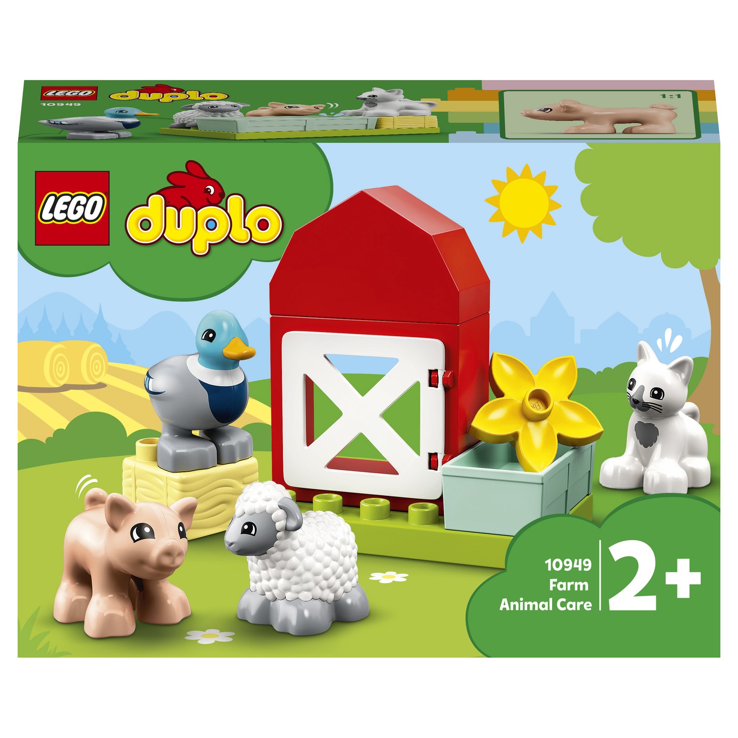 Конструктор LEGO DUPLO Town Уход за животными на ферме 10949 купить по цене  99 ₽ в интернет-магазине Детский мир