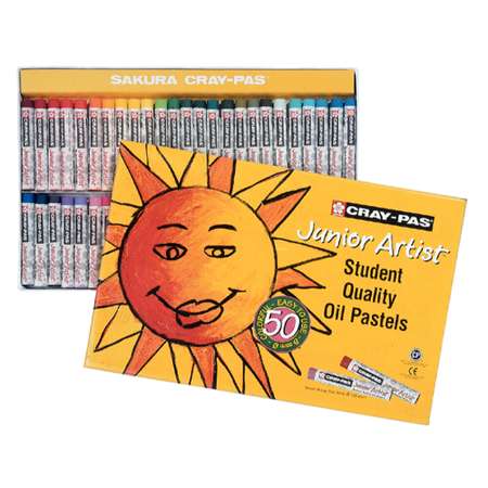 Набор масляной пастели Sakura Cray-Pas Junior Artist 50 цветов в картонной упаковке