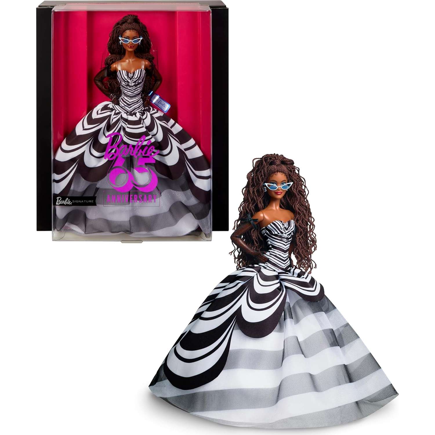 Кукла Barbie Signature 65th Anniversary брюнетка HRM59 HRM59 - фото 1
