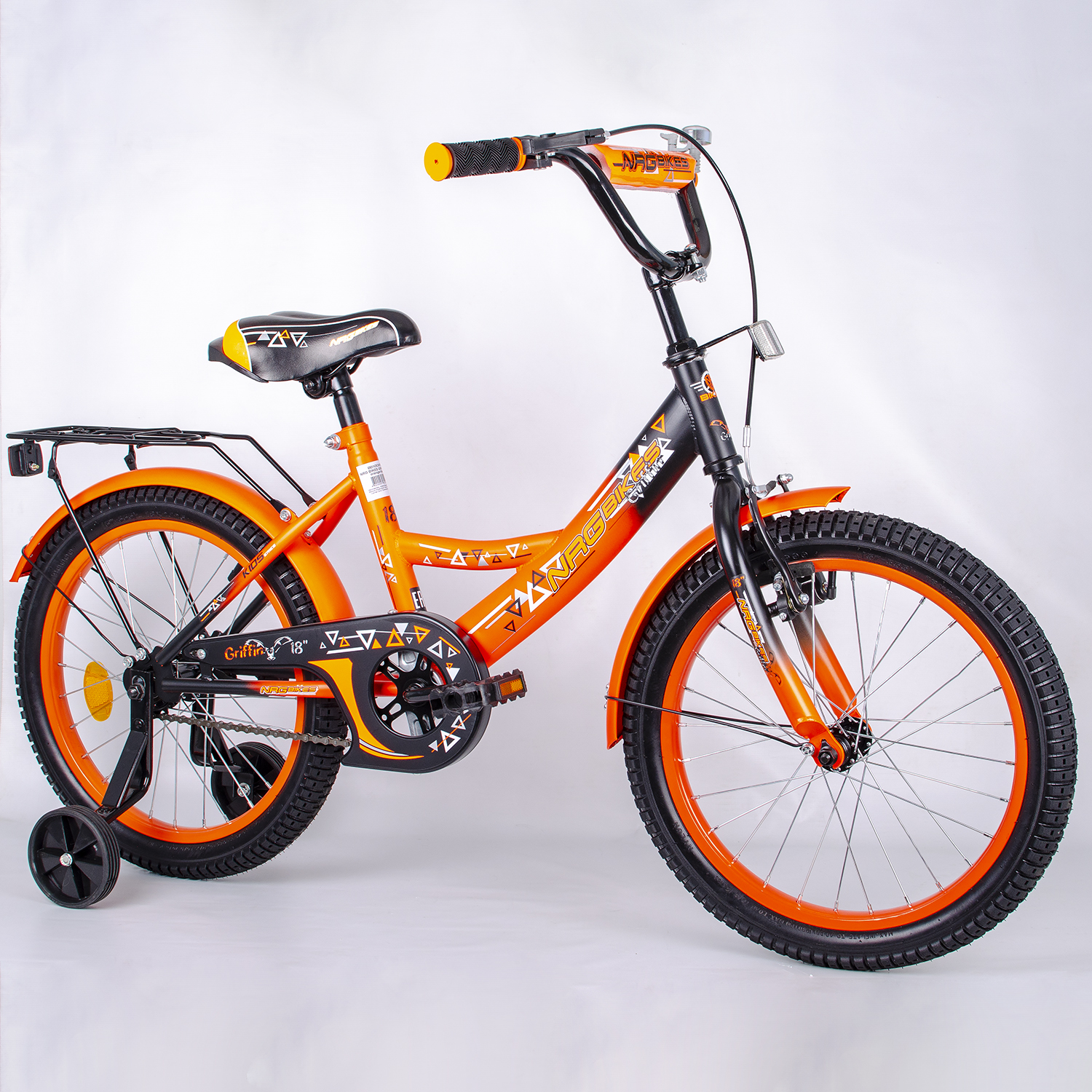 Велосипед NRG BIKES GRIFFIN 18 orange-black - фото 2