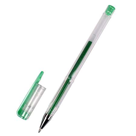 Ручки гелевые Prof-Press 12 штук цветной металлик с подвесом