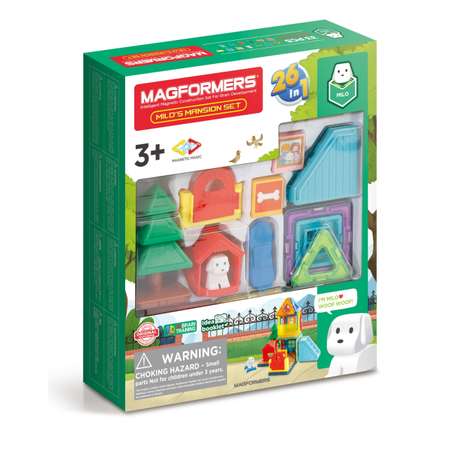 Магнитный конструктор MAGFORMERS Milos Mansion Set 33 детали