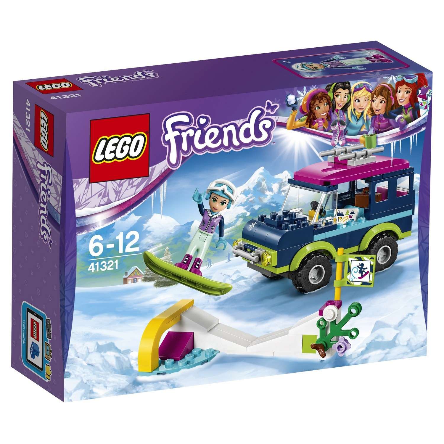 Конструктор LEGO Friends Горнолыжный курорт: внедорожник (41321) - фото 2