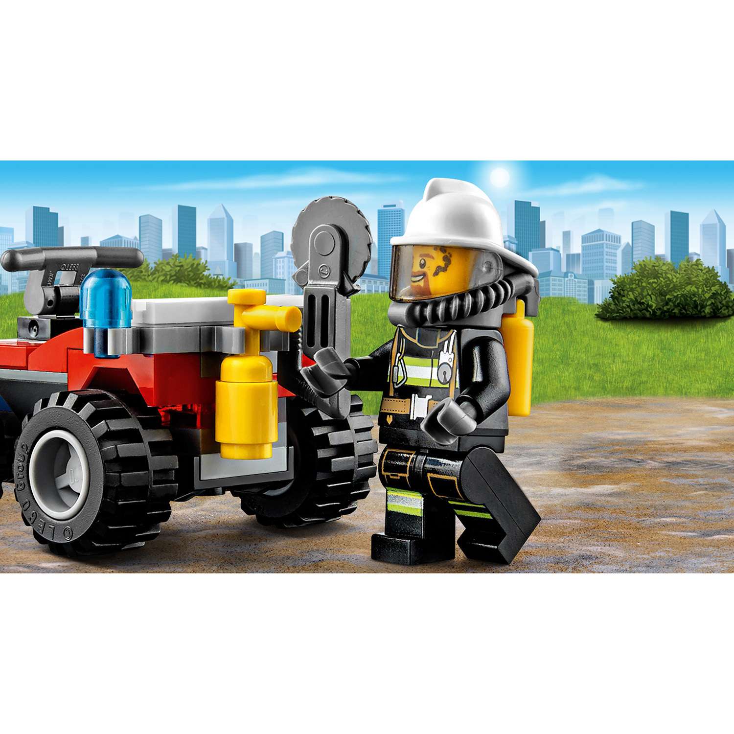 Конструктор LEGO City Fire Пожарный квадроцикл (60105) - фото 7