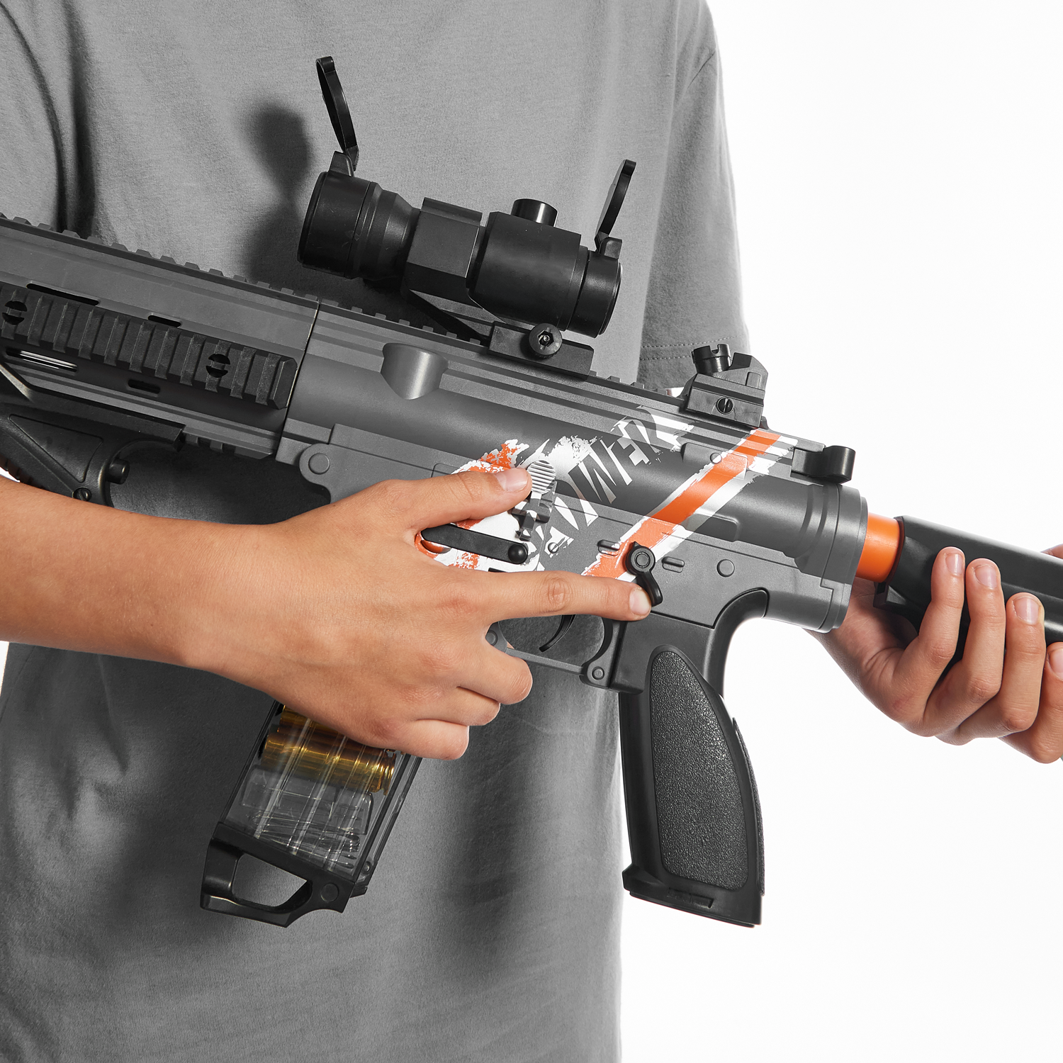 Бластер Fungun Штурмовая винтовка с выбросом гильз GE129623 - фото 8