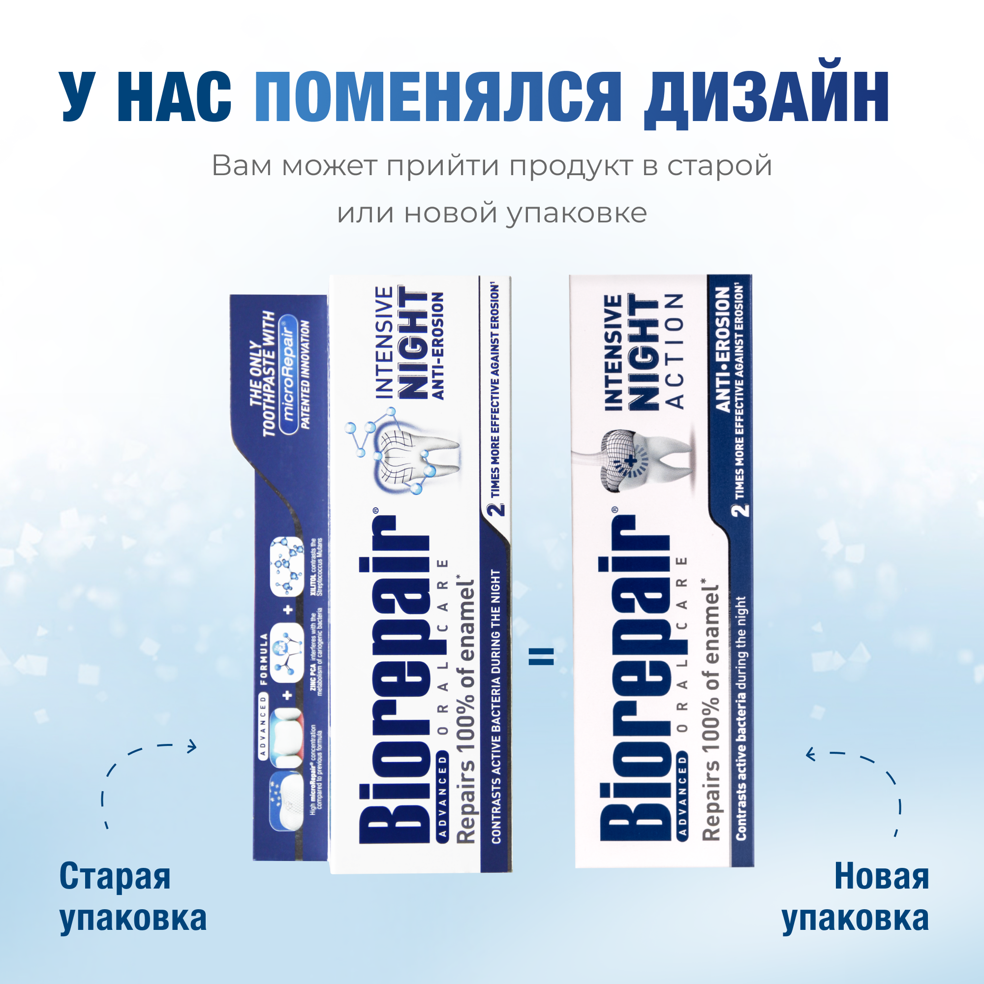 Зубная паста Biorepair Intensive Night Repair Ночное восстановление - фото 11