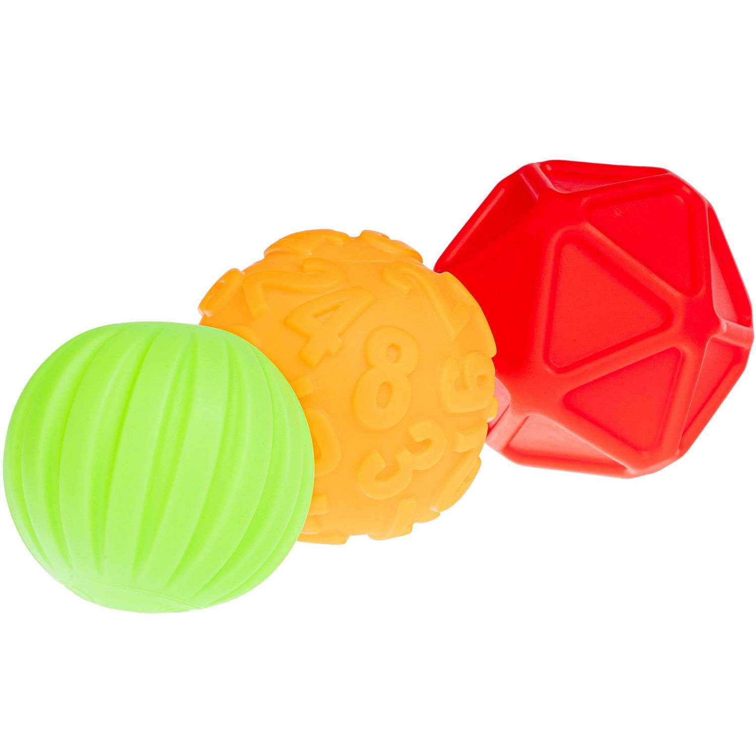 Сенсорные мячики BONDIBON Как трогательно ёжики 6 штук - фото 3