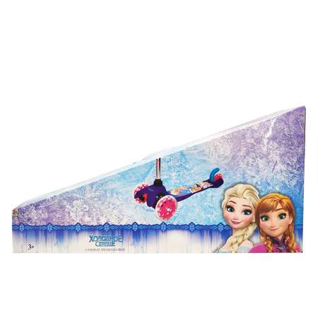 Самокат 1TOY Disney Холодное Сердце 3 колесный Т15437Д