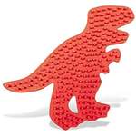 Основа для термомозаики SES CREATIVE Динозавр красный 1 шт красный