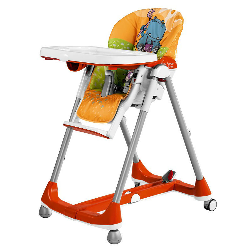 Стульчик для кормления Peg-Perego Prima Pappa Diner (Hippo Arancio) - фото 1