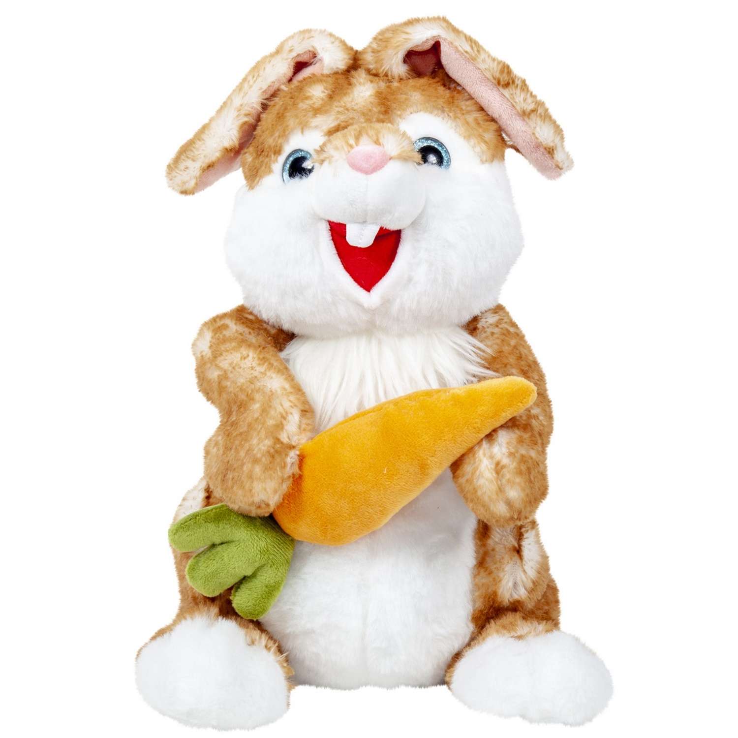 Игрушка мягкая Bebelot Зайчонок с морковкой 28 см - фото 1