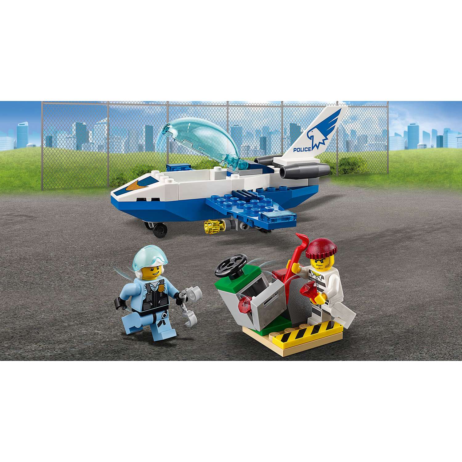 Конструктор LEGO City Police Воздушная полиция: патрульный самолет 60206 - фото 6