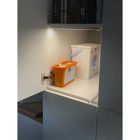 Автономная светодиодная LED ГЕЛЕОС подсветка-светильник 50см для шкафов ГЕЛЕОС P1 2.5Вт/3.7V 2200mAh MicroUSB с датчиком