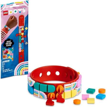 Конструктор LEGO DOTs Rainbow Bracelet with Charms 41953