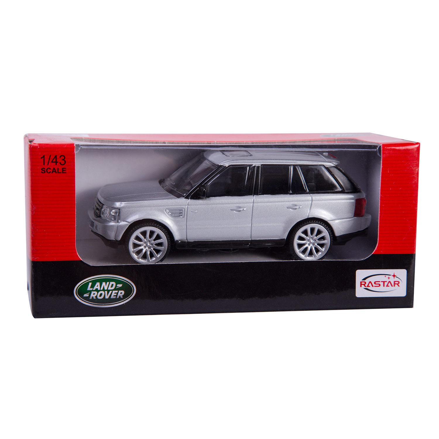 Автомобиль Rastar Sport 1:43 без механизмов серебряный 36600 - фото 3