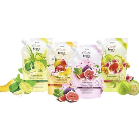 Жидкое мыло ВИТЭКС крем exotic fresh лайм и лемонграcc 750 мл