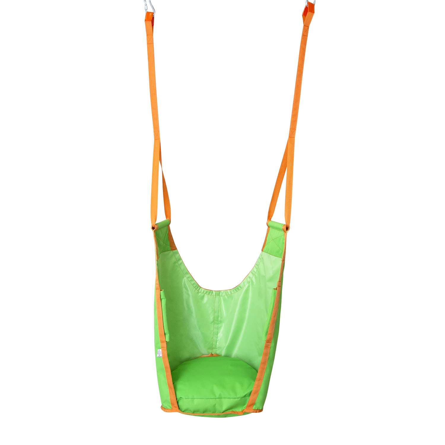 Подвесные качели-кресло Belon familia цвет салатовый и оранжевый - фото 1