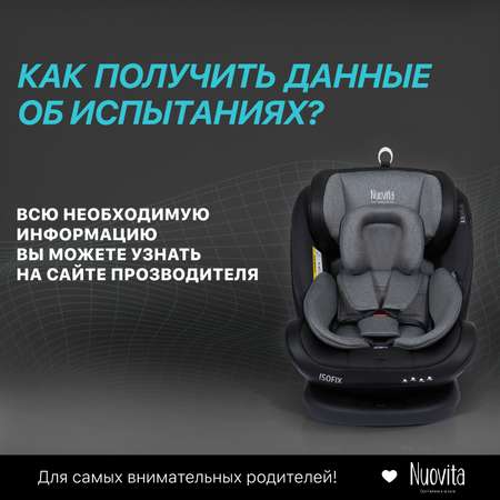 Автокресло Nuovita Maczione N0123i-1L Серый