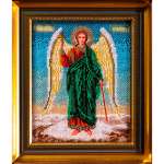 Набор для вышивания Радуга бисера иконы бисером В160 Ангел хранитель 18x22см