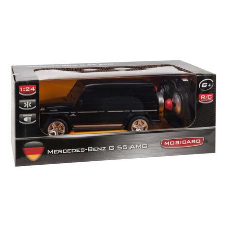 Машинка на радиоуправлении Mobicaro Mercedes-Benz G55 1:24 Чёрная