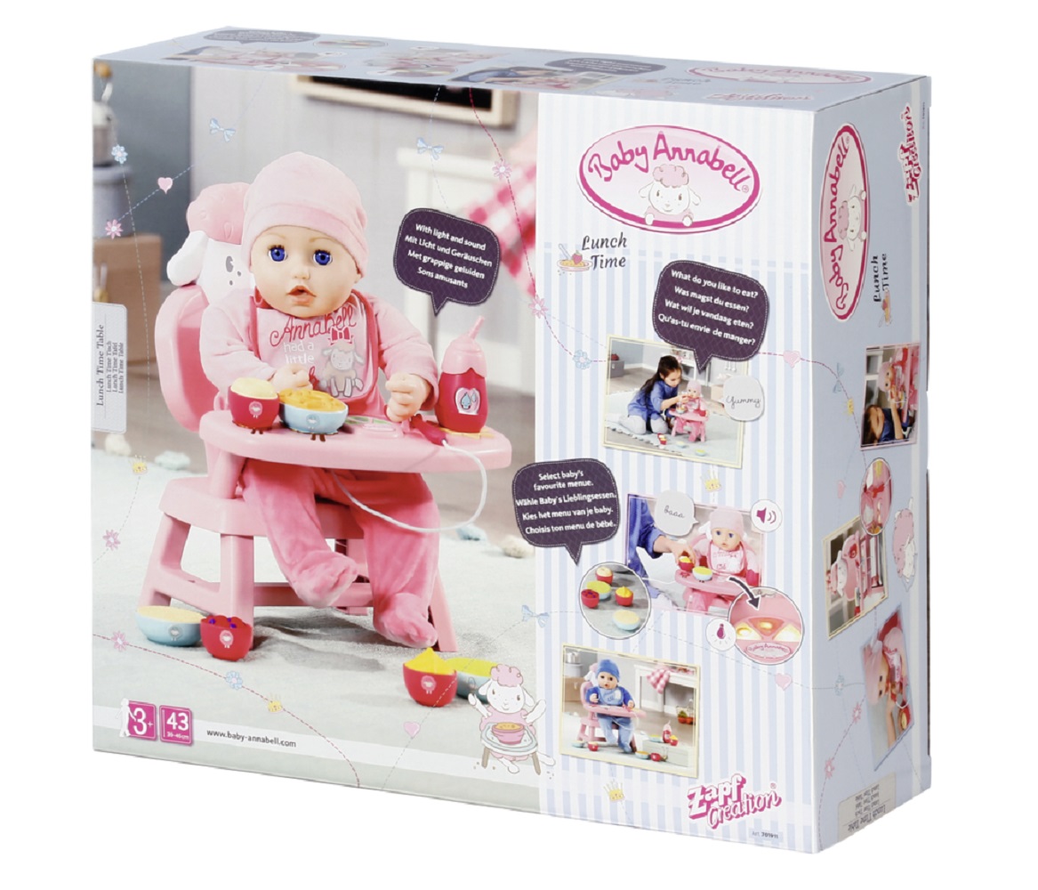 Игрушка Zapf Creation Baby Annabell Обеденный стол кор 701-911 - фото 2