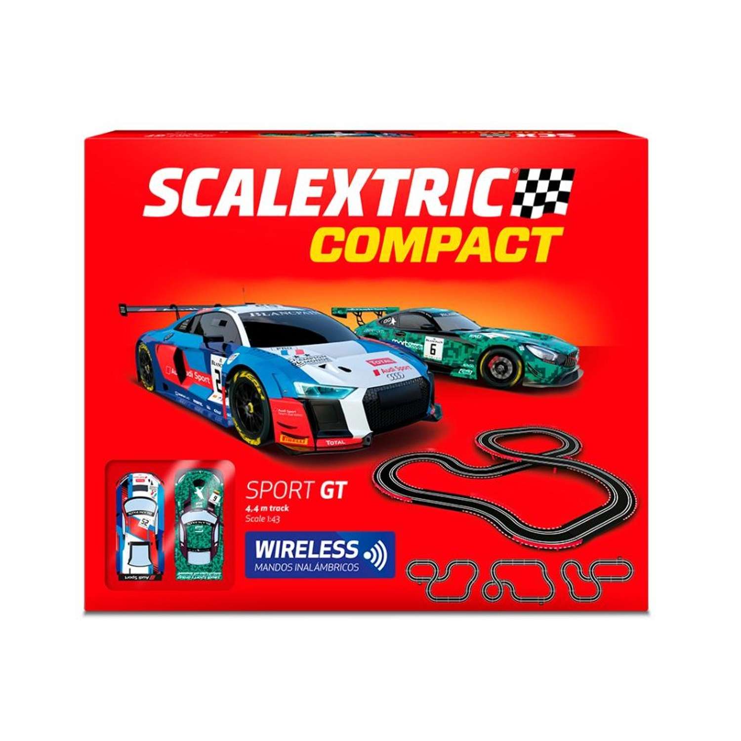 Автотрек Scalextric Compact Sport GT C10305S500 - фото 2