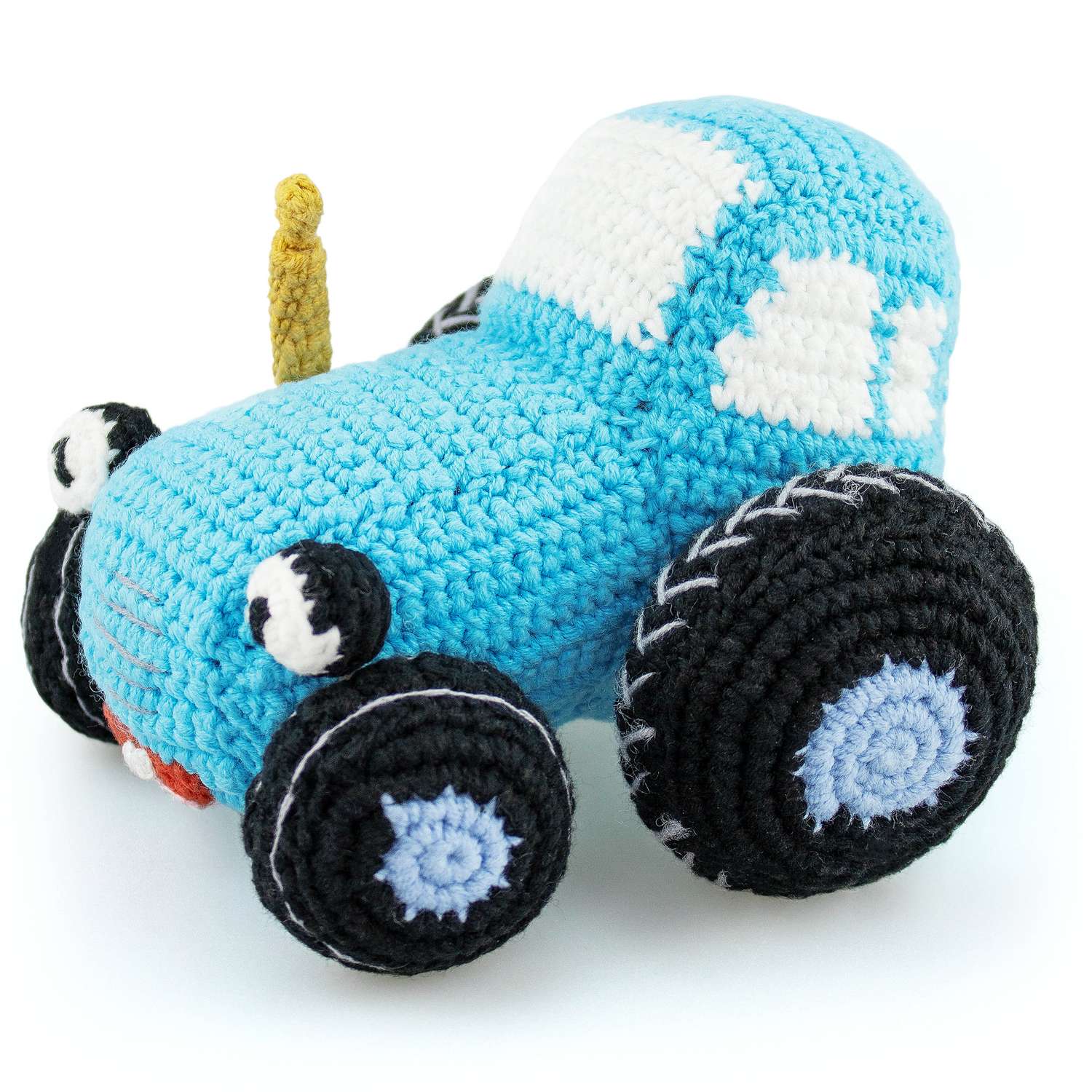 Мягкая игрушка Синий трактор вязаная игрушка Синий Трактор - фото 1