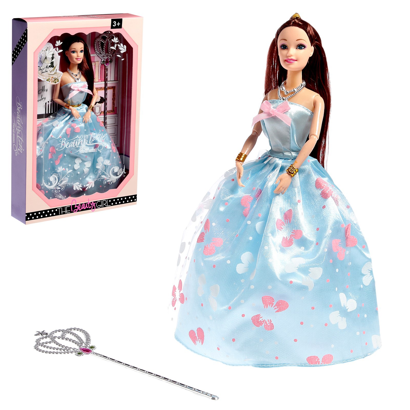 Кукла-модель Sima-Land Шарнирная «Анна» в пышном платье 7024172 - фото 4
