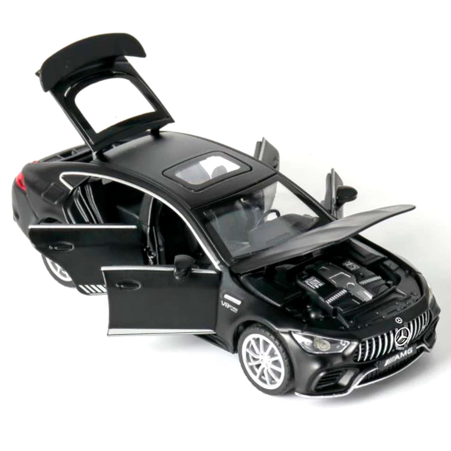 Масштабная машинка WiMi металлическая черная Mercedes-Benz AMG GT 63 S1 r32 1.47132503E8 - фото 1