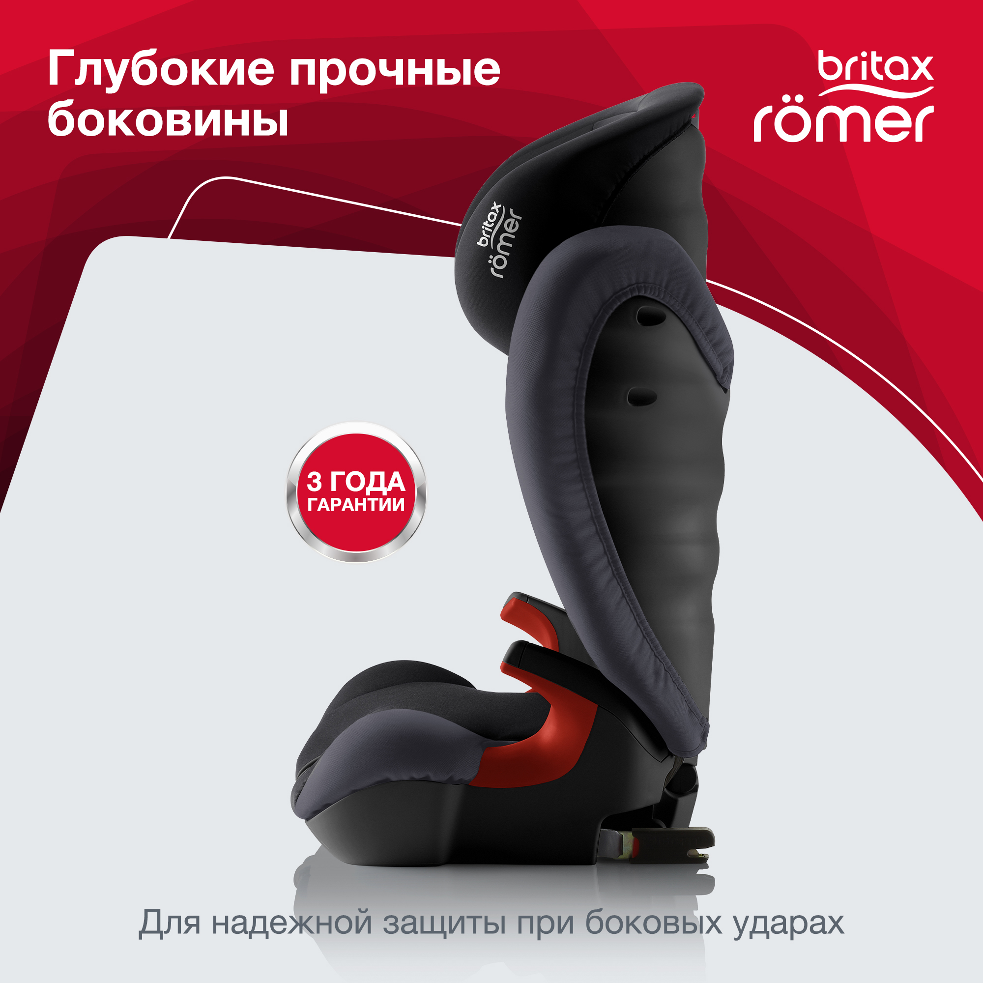 Автокресло Britax Roemer Kidfix SL Black Ash Trendline - фото 6