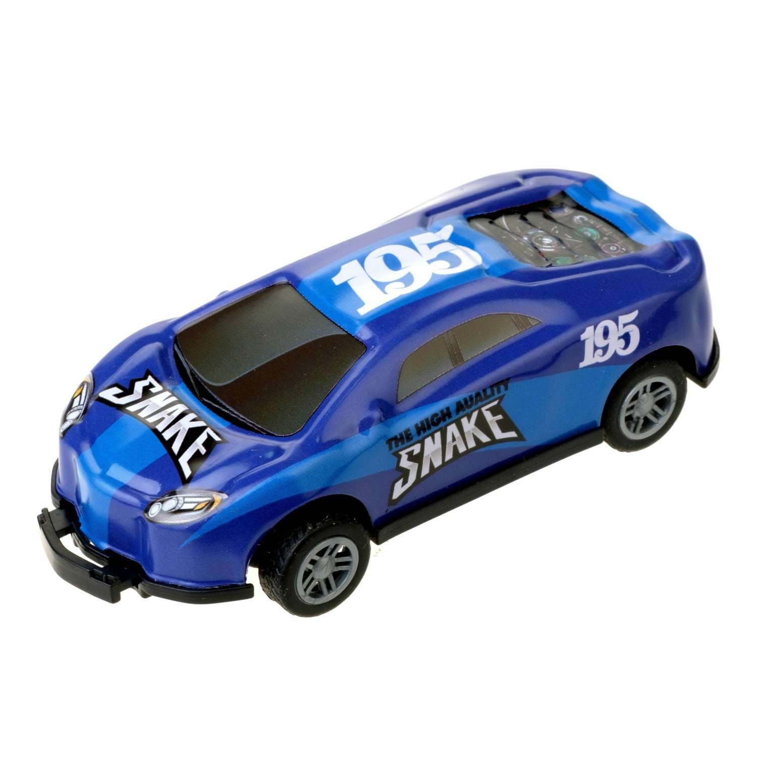 Машинка 1TOY Авто Сальто металлическая инерционная синий Т23211-4 - фото 2