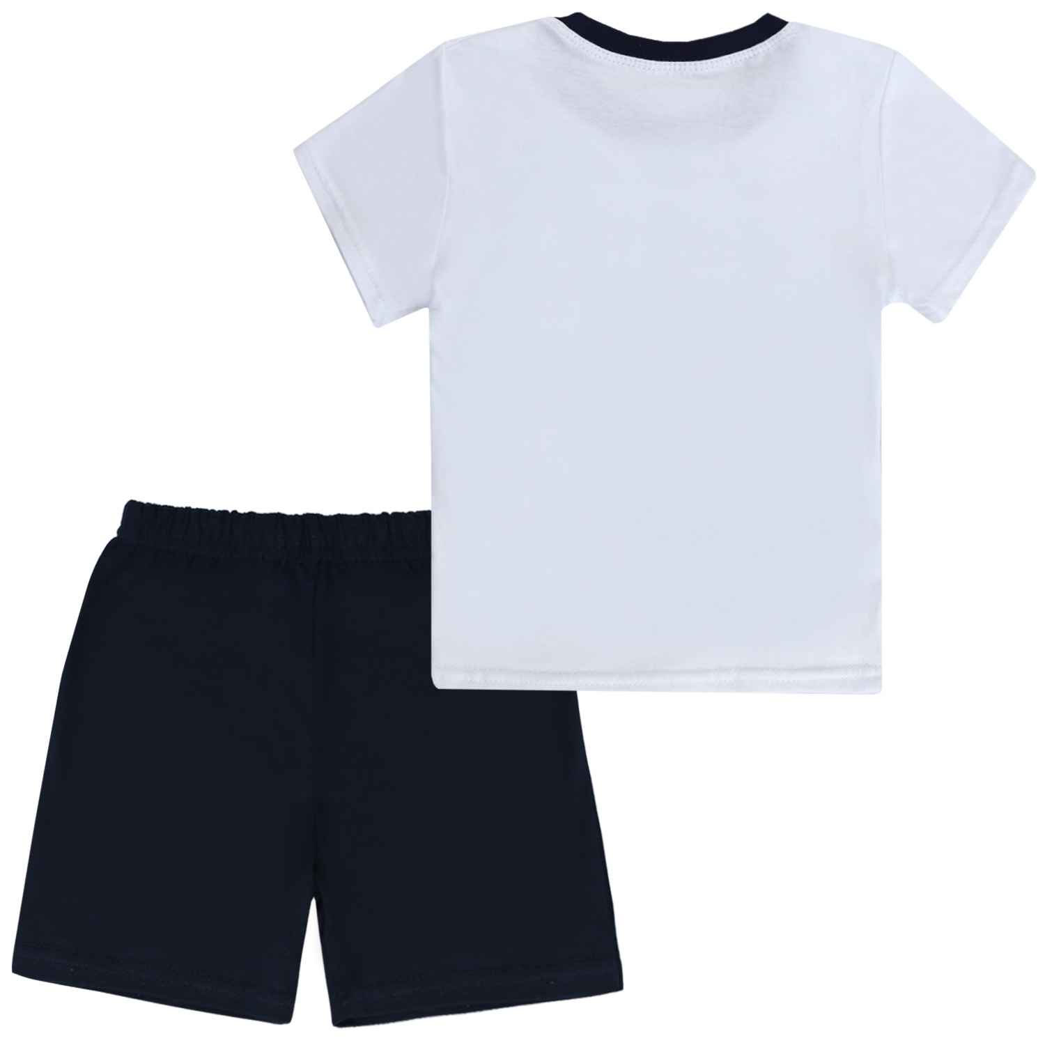 Костюм Babycollection ЦБ-00030705белый темно-синий - фото 2