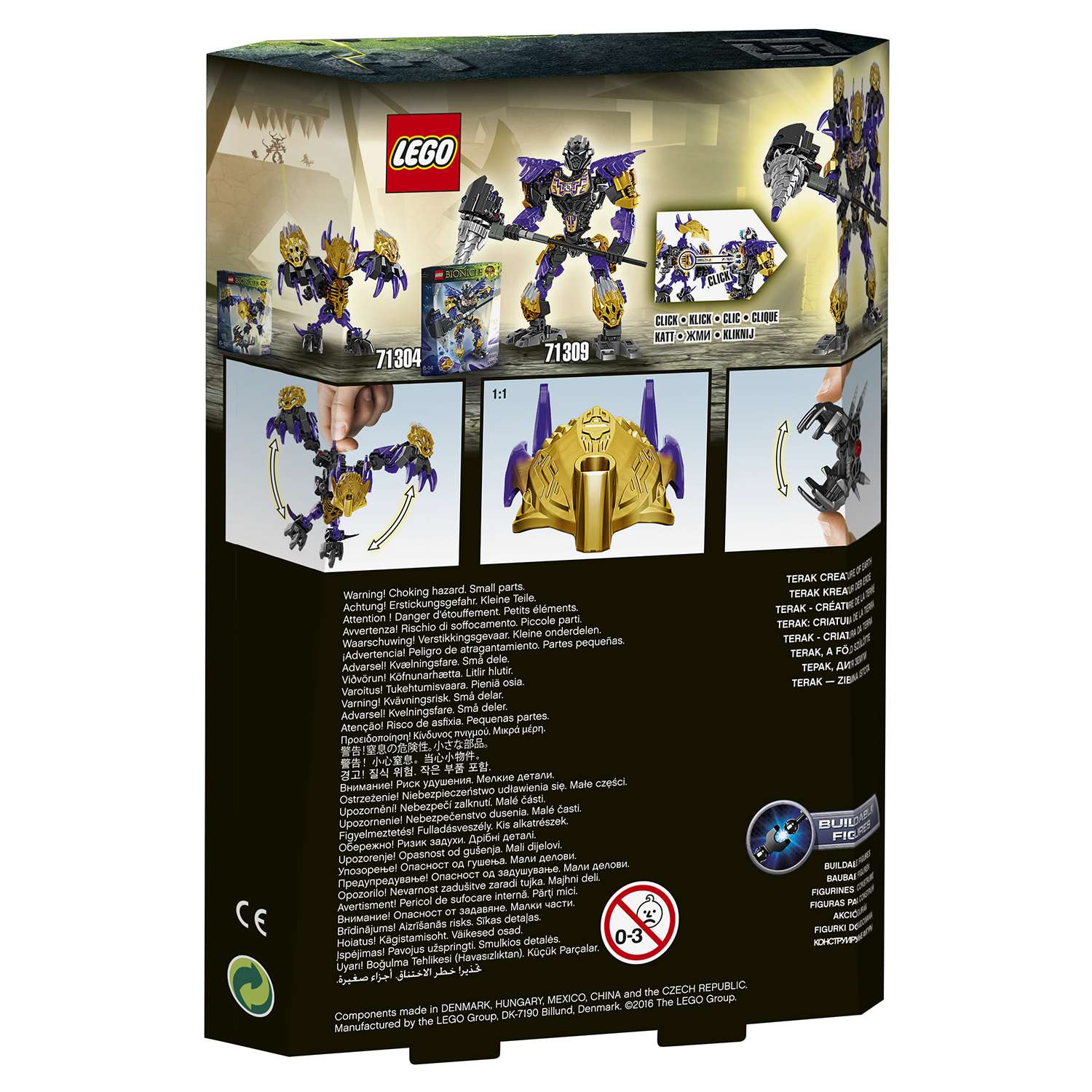 Конструктор LEGO Bionicle Терак, Тотемное животное Земли (71304) - фото 3