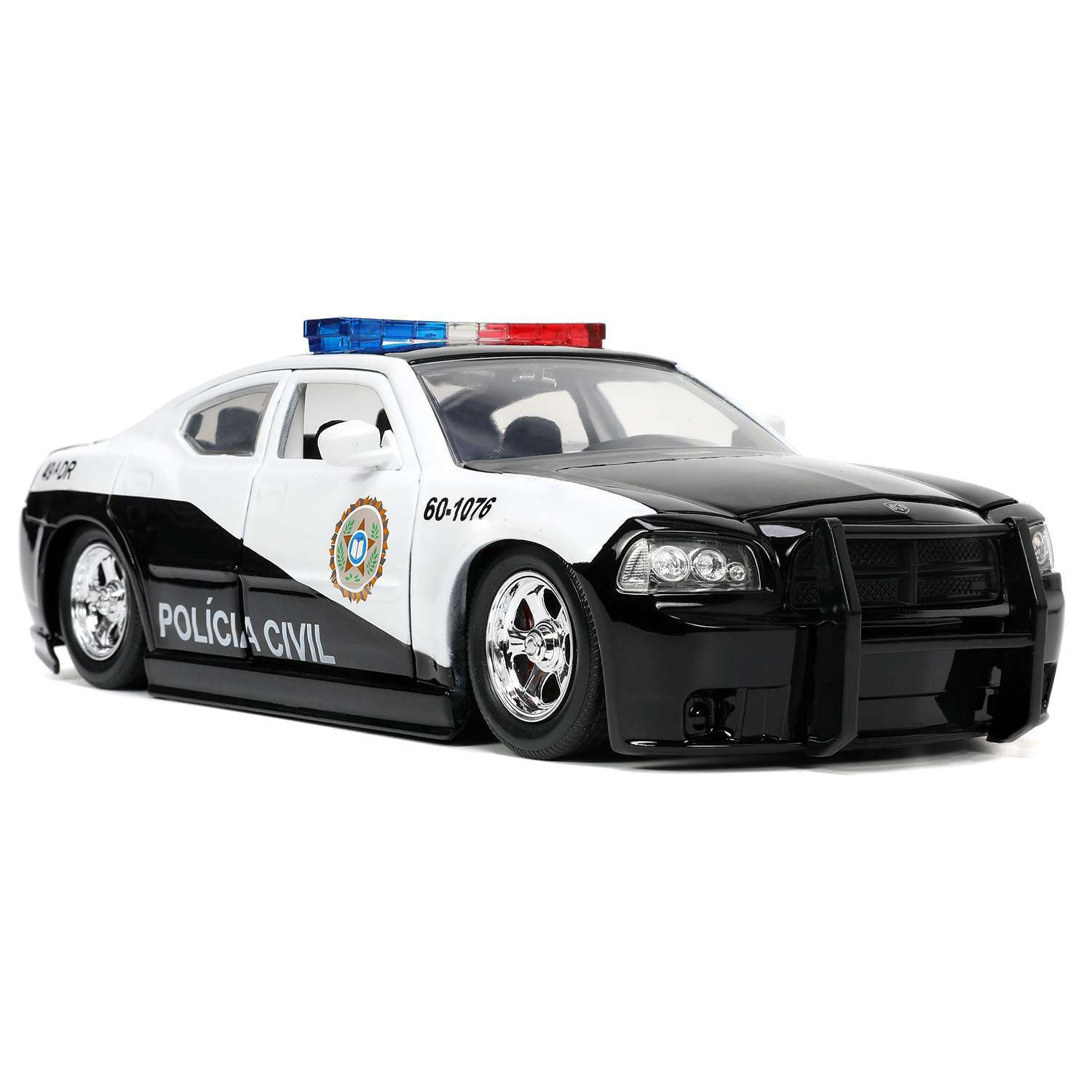 Полицейская машина Jada Dodge Charger Fast 5 Police Car 1:24 ТоуR233 - фото 5