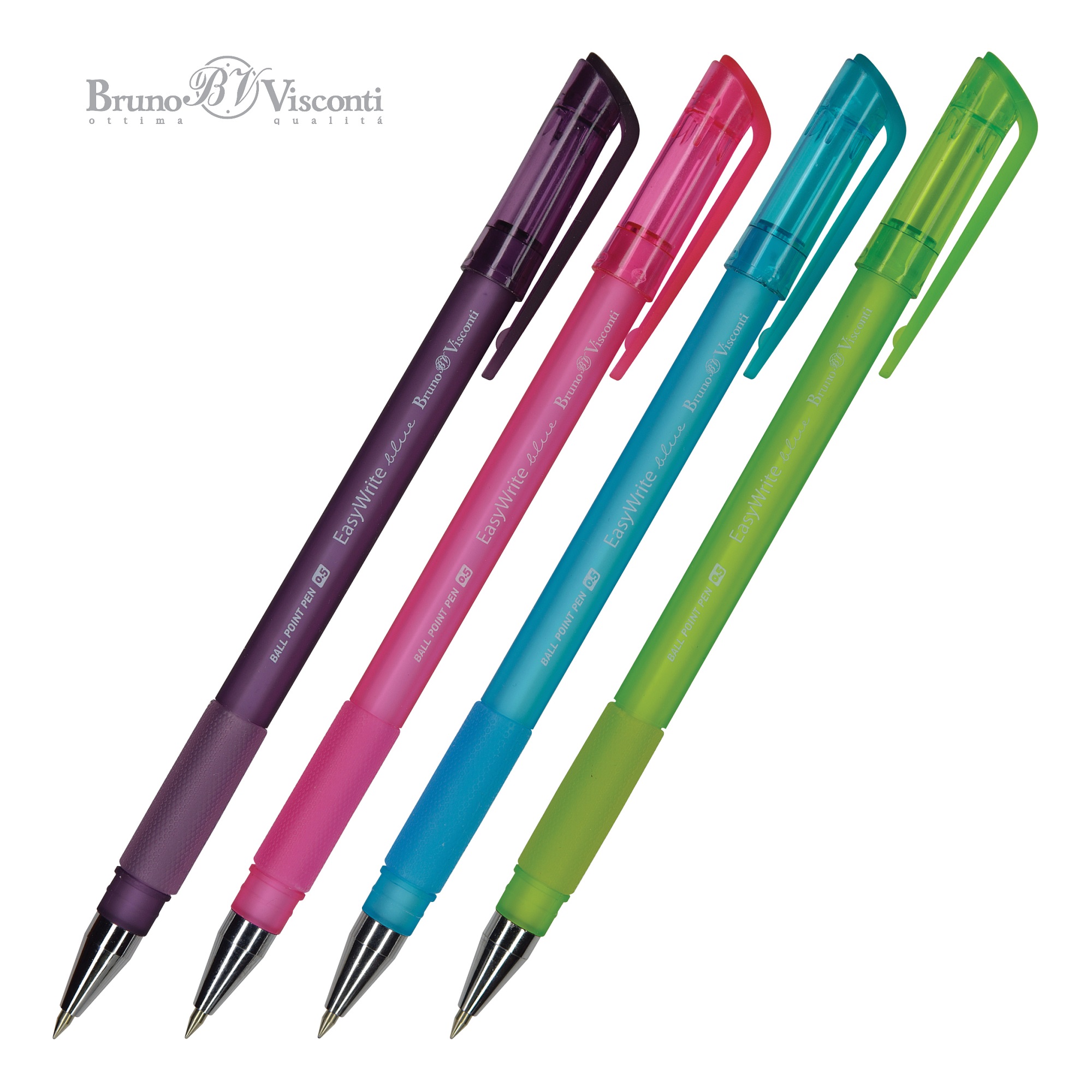 Набор из 24-х шариковых ручек Bruno Visconti EasyWrite Creative синие - фото 3