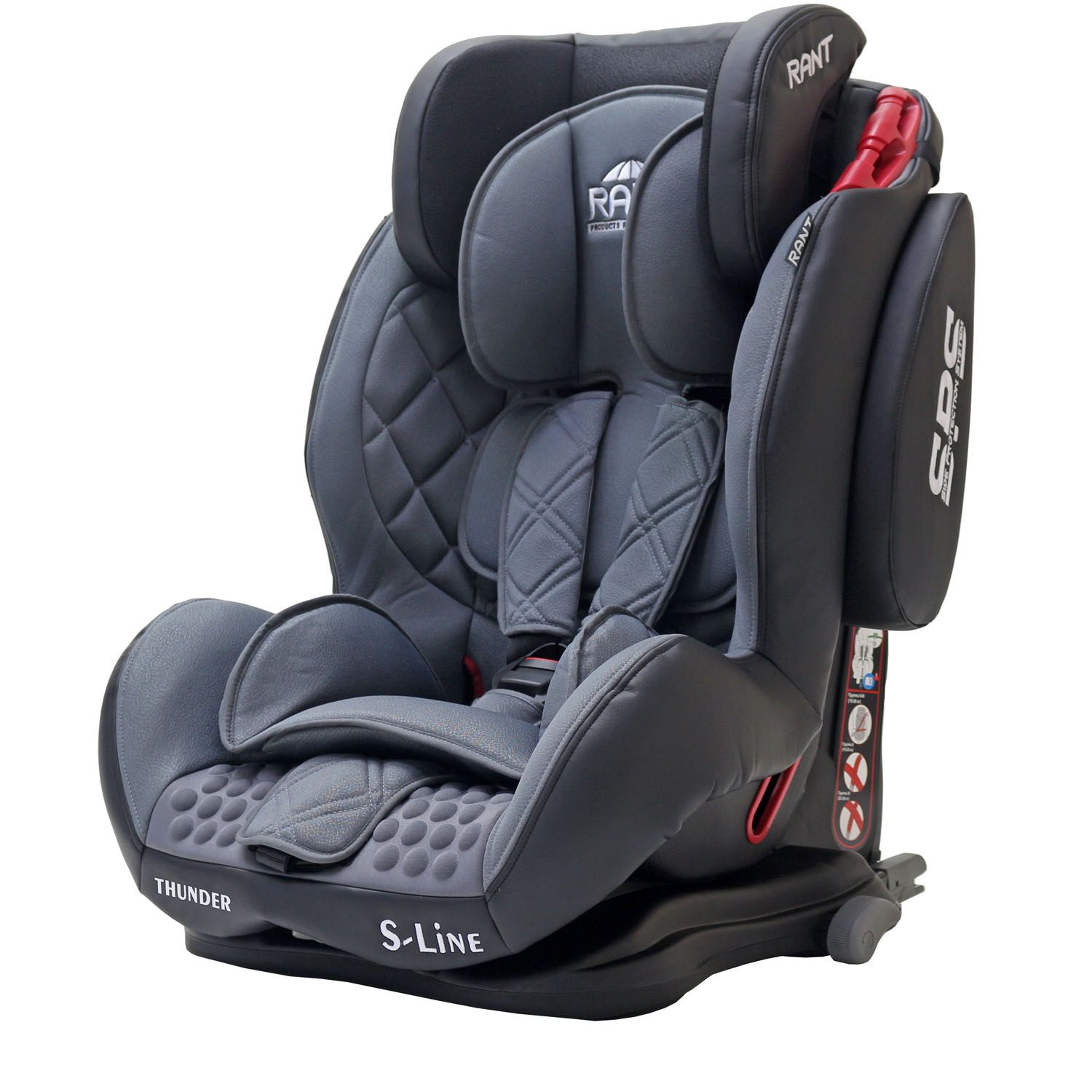 Автокресло Rant Thunder Ultra Isofix Sps Grey - фото 1