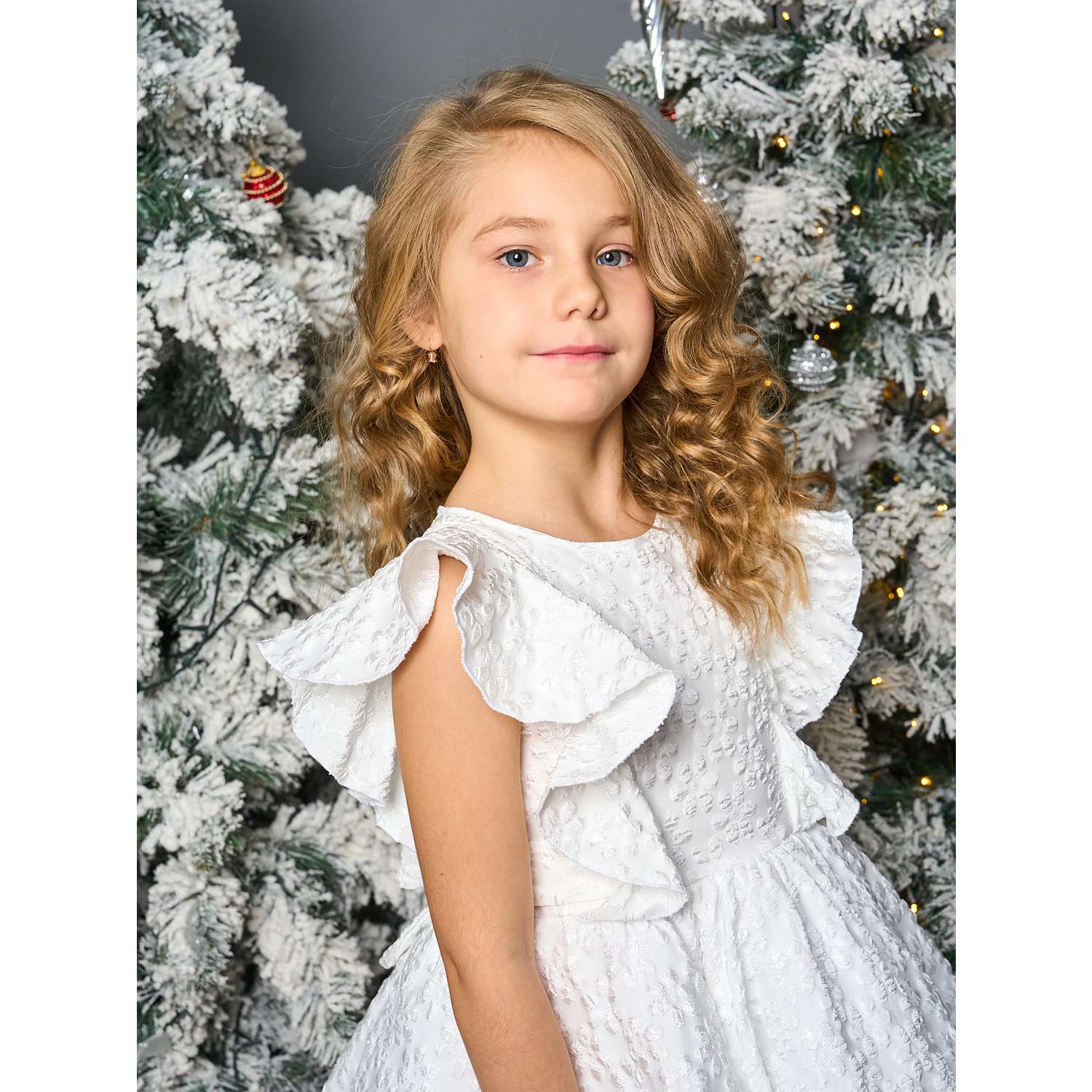 Платье Sofisha kids Plat.cvetok-white - фото 5